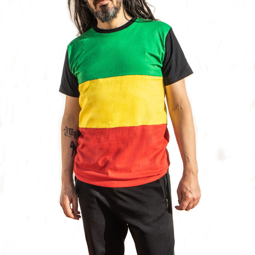 Remera Reggae - Tricolor - Etiopia 