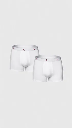 Kit Cuecas Boxer Reserva Masculino Red Bird Branco Liso M