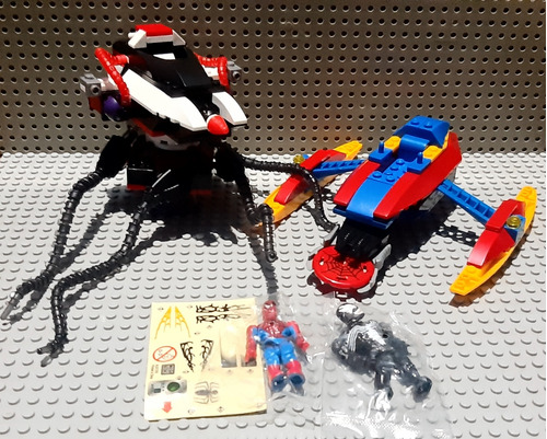 Set Mega Bloks Original Spiderman Showdown 91216 