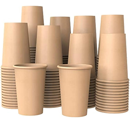 Wanbao 100 Vasos De Papel Desechables De 12 Onzas,