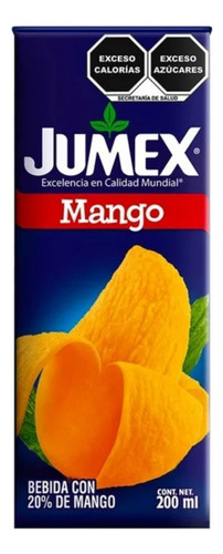 10 Pzas Bebida Jumex Con Mango 200 Ml