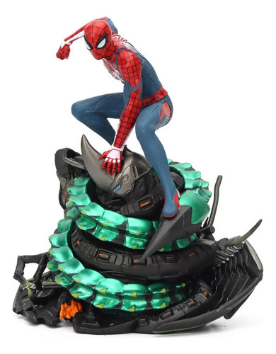 Figura De Spiderman De Marvel Toys, 19 Cm, Edición Ps4 (sin