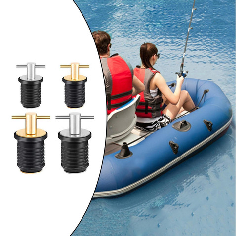2 Tapones De Drenaje Para Embarcaciones Marinas De 3/4 O 1-1