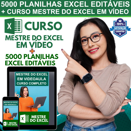Super Pacote De Planilhas Excel Avançado + 5000