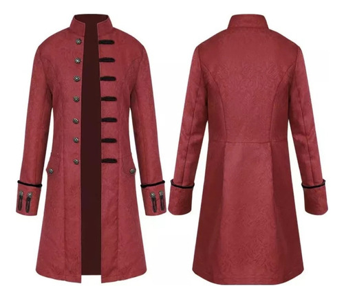 Roupas Medievais, Moda, Steampunk, Casaco Masculino Vintage