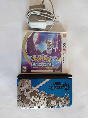 Nintendo 3ds Xl Ll Super Smash Bros Blue Limited+ Pokemo