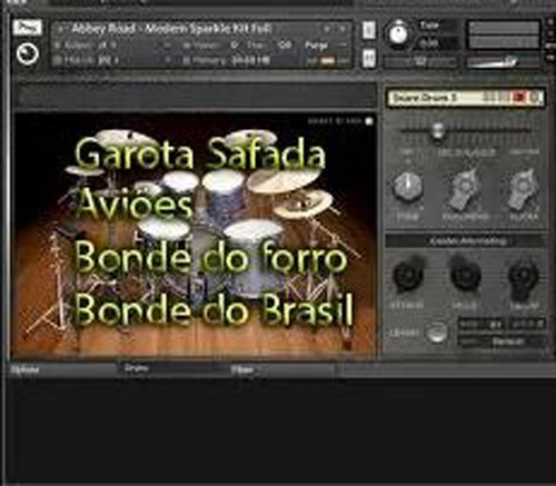 Kit De Bateria Aviões,garota Safada, Bonde Do Forró Samples