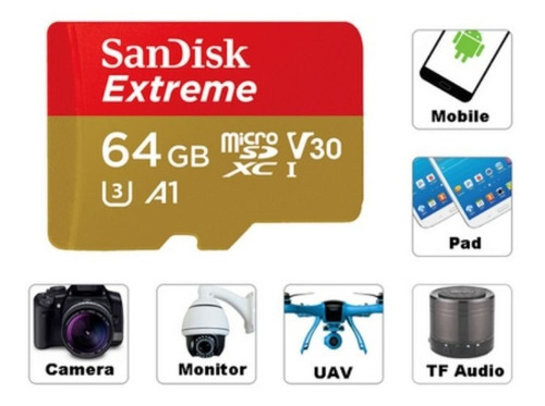Cartão Extreme 64 Gb Sandisk