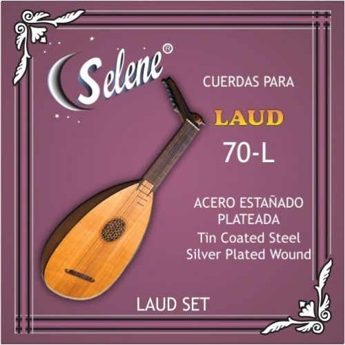 Encordadura Selene Para Laud. Acero, Entorchado Plateado