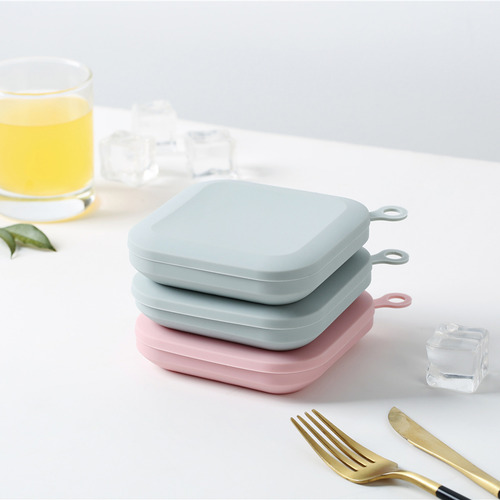 Molde De Hielo Hecho A Mano Para Caja Auxiliar De Comida Con