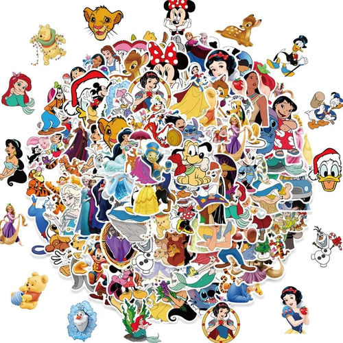 106 Pegatinas De Dibujos Animados Con Bonitos Personajes De