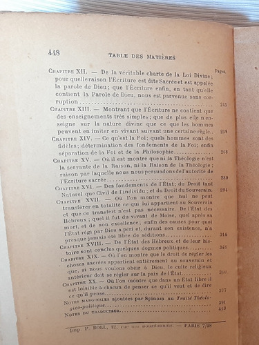 Imagen 8 de 9 de Oeuvres De Spinoza 3 Tomos Garnier