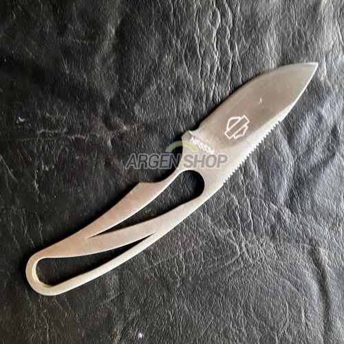 Cuchillo Tactico Plate Kydex Colgante Acero Inox.