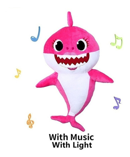 Muñeca Animal Suave De 32 Cm Con Música Y Juguete De Tiburón