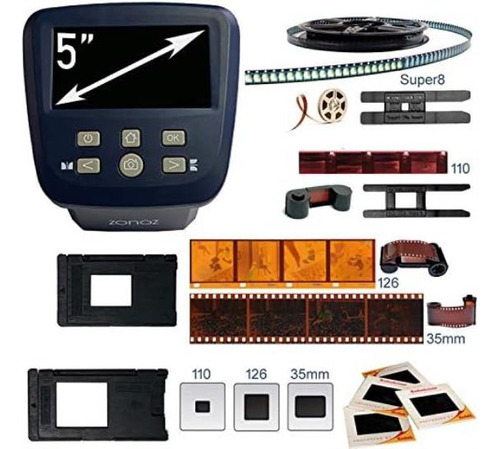 Zonoz Fs-five Escáner Digital De Películas Y Diapositivas -