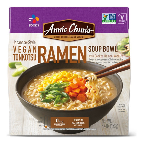 Annie Chuns Japanese Style Vegan Tonkotsu Ramen 153g