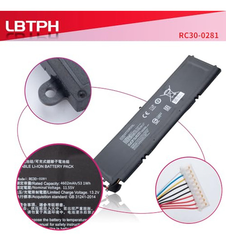 Lbtech Rc30-0281 Batería Para Razer Blade Stealth 13.3 2018