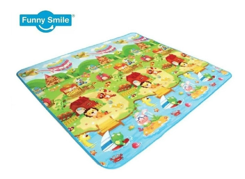 Alfombra Manta Antigolpes Bebes 1,80x1,20 Funny No Goma Eva