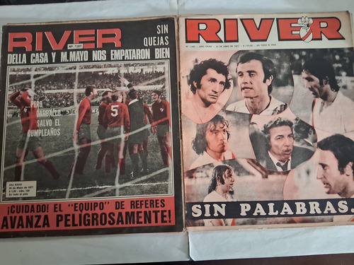 Revistas Partidarias River Lote De 8 De La Década Del '70 (Usado)