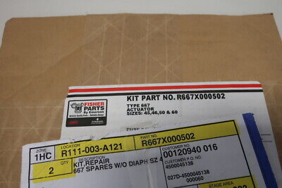 Fisher R667x000502 Type 667 Actuator Repair Kit
