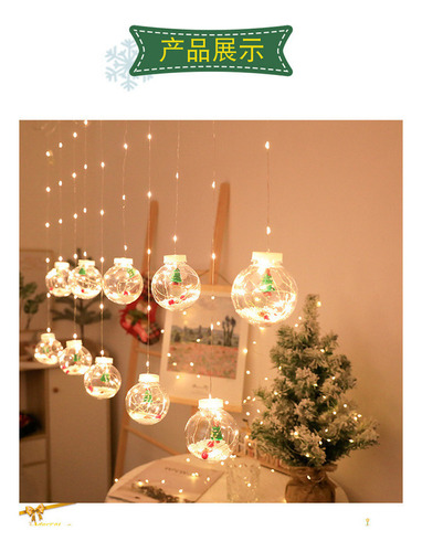 Navidad Led Bola De Los Deseos Cadena De Luces 3 M