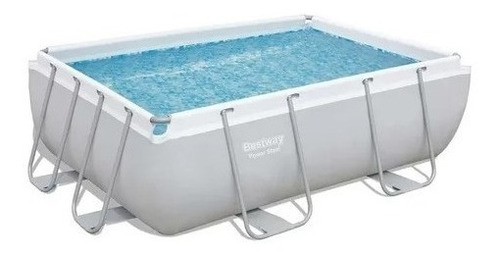 Imagen 1 de 2 de Alberca Estructural Rectangular Bestway 56631 3662 Lt. Gris