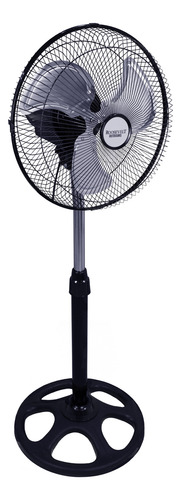 Ventilador 12 Alta Calidad Velocidades Ajustables O81 35 Cm 127v /60hz/45w Negro Aluminio 4
