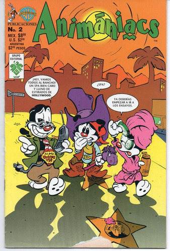 Animaniacs / Dc Comics / Nro. 2 / Warner / Editorial Vid