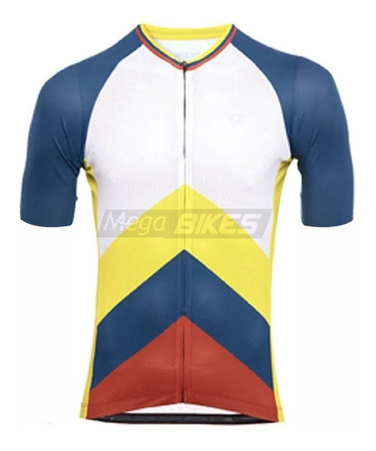 Camiseta Jersey Gw Ciclismo Colombia Manga Corta Clásica