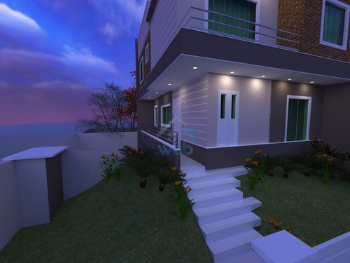 Lindo Sobrado À Venda, Com 3 Quartos, No Bairro Capão Raso, Muito Bem Localizado Próximo Ao Terminal Do Pinheirinho. - Ca00943 - 68224925