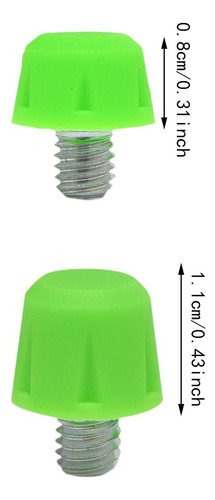 12x Pinos De Chuteira De Futebol Substituição Spikes Verde