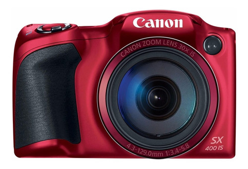  Canon PowerShot SX400 IS compacta avanzada color  rojo 