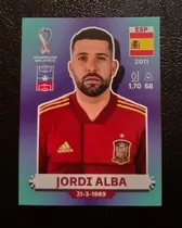 Comprar Figurita Mundial Qatar 2022 Azul Europea Jordi Alba