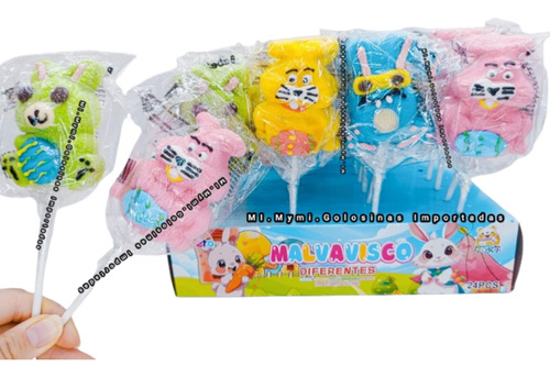 Malvavisco Conejitos X 24u Golosinas Importadas,cumpleaños
