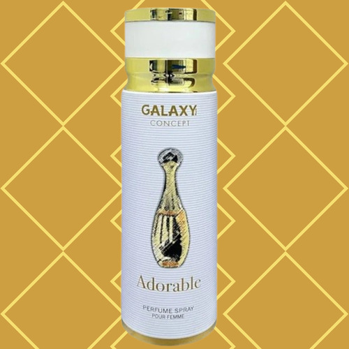 Perfume Árabe Presente Namorada, Mãe, Ficante, Amiga Feminino Adorable Galaxy 200ml Perfume Corporal Importado Cheiro De Grife Alta Fixação E Projeção