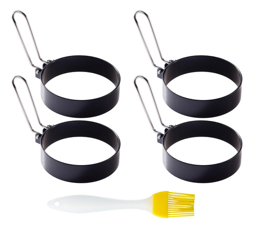 4x Anéis De Fritura De Ovo, Frigideira Redonda De Omelete,