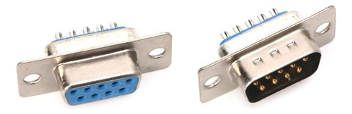 Juego De Soldadura De Alambre Db9 Macho Y Hembra Rs232 De 9