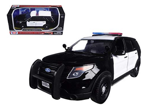 Motormax 76958 2015 Ford Interceptor Unmarked Police Car Neg