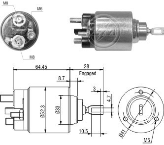 Automatico O Solenoide Zm 371 12v Ford Transit