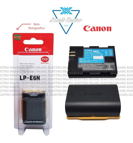 Bateria Canon Lp-e6n Eos 5d2 7d 7d2 6d 70d 60d 80d Nova Top