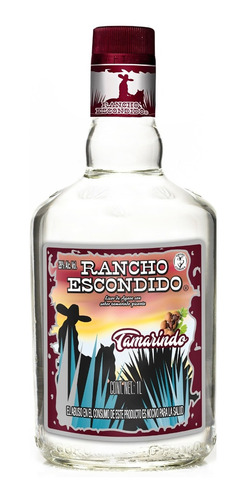 Licor De Agave Rancho Escondido Sabor Tamarindo De 1000 Ml