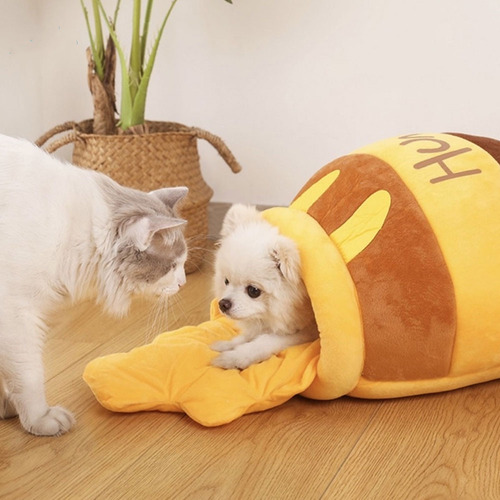 Cama Mascota Pequeña Original Cálida Comoda Perro Gato