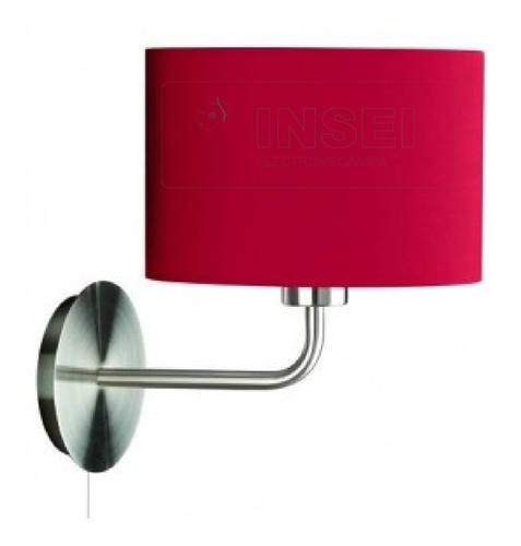 Aplique De Pared Philips Aruba Rojo 1 Luz Interruptor- Insei