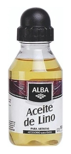 Aceite De Lino Alba 100ml Para Oleo Diluyente 