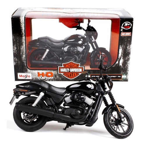 Harley Davidson Street 750 De Colección Escala 1:12 Maisto