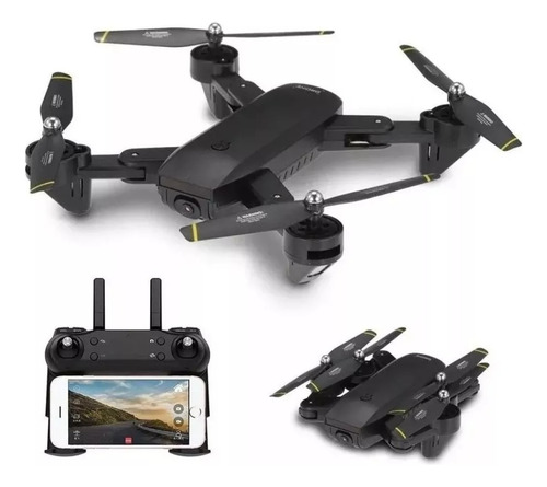 Drone Wifi Dm107s Doble Camara 1080p Full Hd Doble Bateria