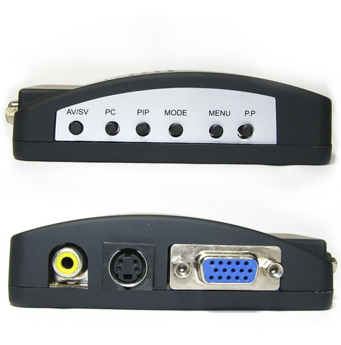 Conversor Rca, Vga Y S-video A Vga - Conversor Multicanal