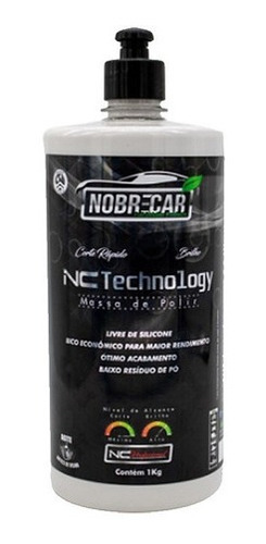Imagem 5 de 5 de Massa De Polir Nobre Car - Nc Tecnology - 1kg*