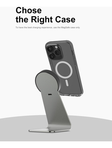 Soporte De Cargador Magnético 15w Compatible Con iPhone Y Ai