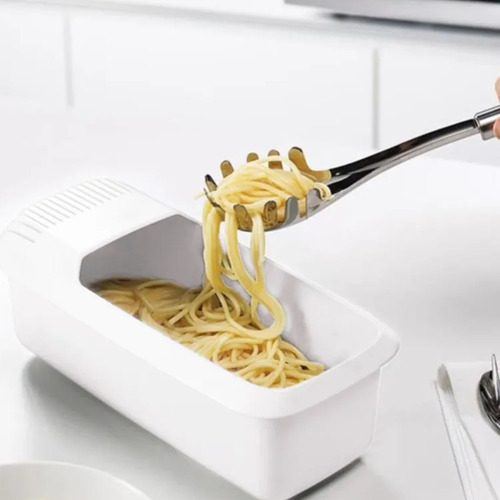 Cocedor De Pasta Para Microondas, Resistente Al Calor, Con C